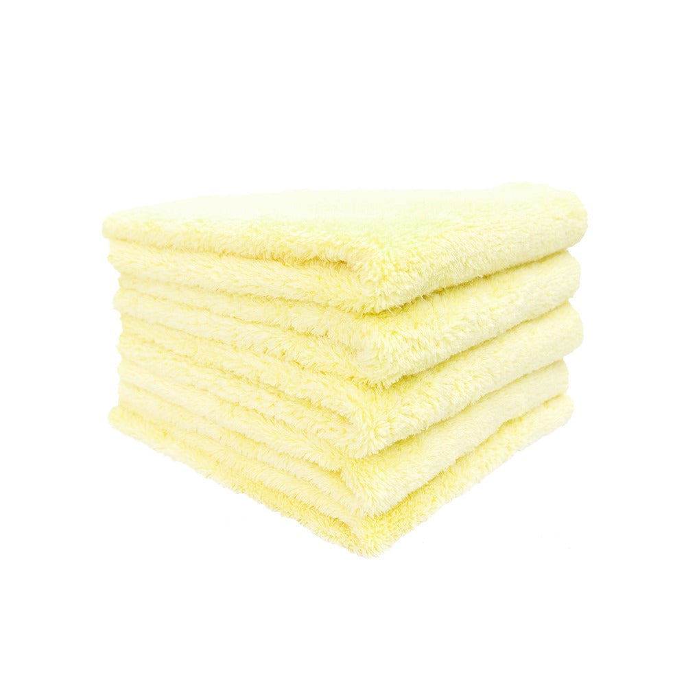 Pack 5 Microfibras de cera 350gsm Plush Light Edgeless Buffing Towel