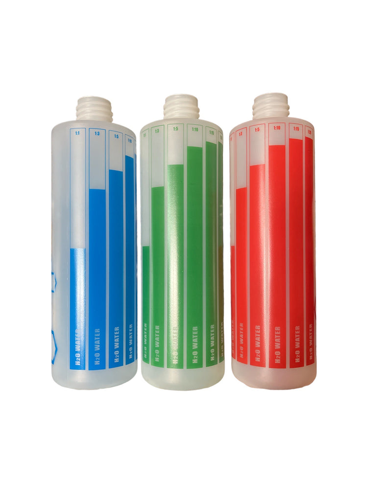 Botella spray 500ml con medidas de dilución + Gatillo